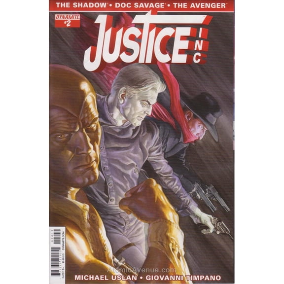 Justice Inc. (Dynamite) #2 VF ; Dynamite Comic Book