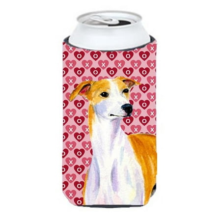 

Whippet Hearts Love And Valentines Day Portrait Tall Boy Hugger - 22 To 24 oz.