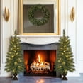 thumbnail image 3 of Jeco 3.5' Artificial Christmas Tree With Plastic Pot Stand (Set of 2), 3 of 8