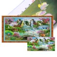 thumbnail image 1 of Hilo Algodón Ecológico Bordado Punto Cruz Con Paisaje Impreso 11CT 100x50cm, 1 of 9