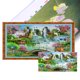 thumbnail image 1 of Hilo Algodón Ecológico Bordado Punto Cruz Con Paisaje Impreso 11CT 100x50cm, 1 of 9