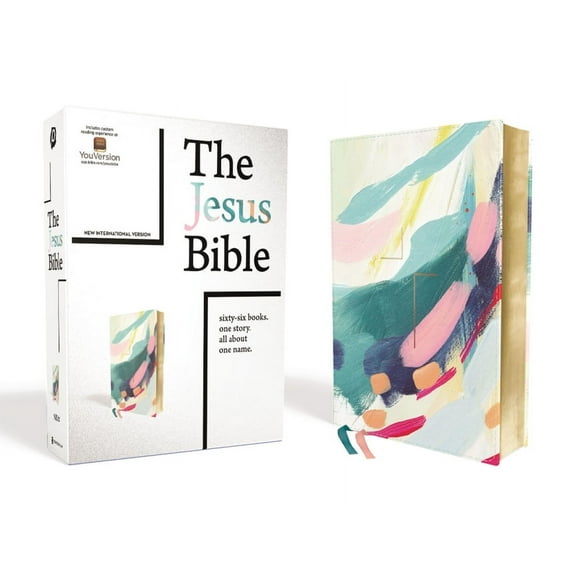 The Jesus Bible, NIV Edition, Leathersoft, Multi-Color/Teal, Comfort Print, (Hardcover)