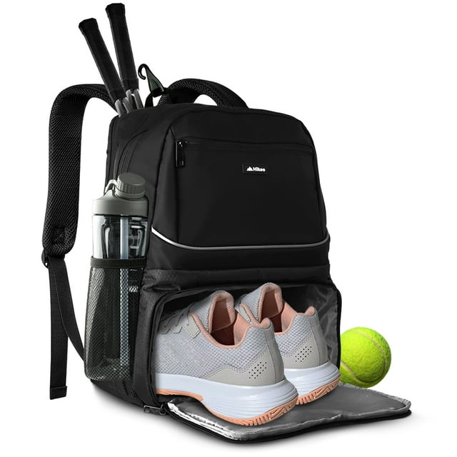Mochila Deportiva para Tenis HIKEO 2 Raquetas Maleta Calzado Ropa Húmeda