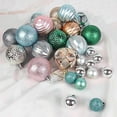 thumbnail image 4 of Adorno de bolas navideñas: bolas navideñas irregulares irrompibles de 60 mm/30 mm (26 piezas), 4 of 5