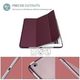 thumbnail image 3 of Smart Case ProCase para iPad Air 1.ª generación de 9,7 pulgadas, color vino, 3 of 7