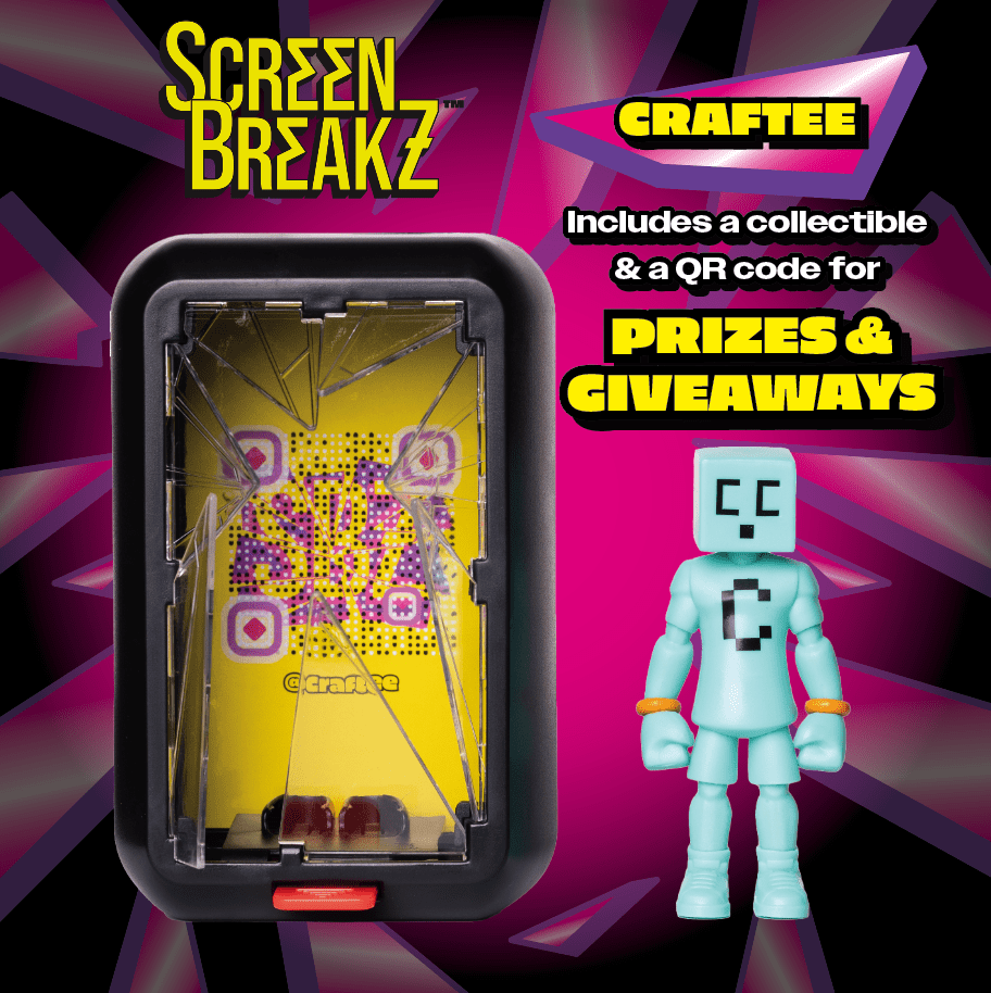ScreenBreakZ Gamerz Collectible Figures, Craftee Unique Designs & Rare Editions