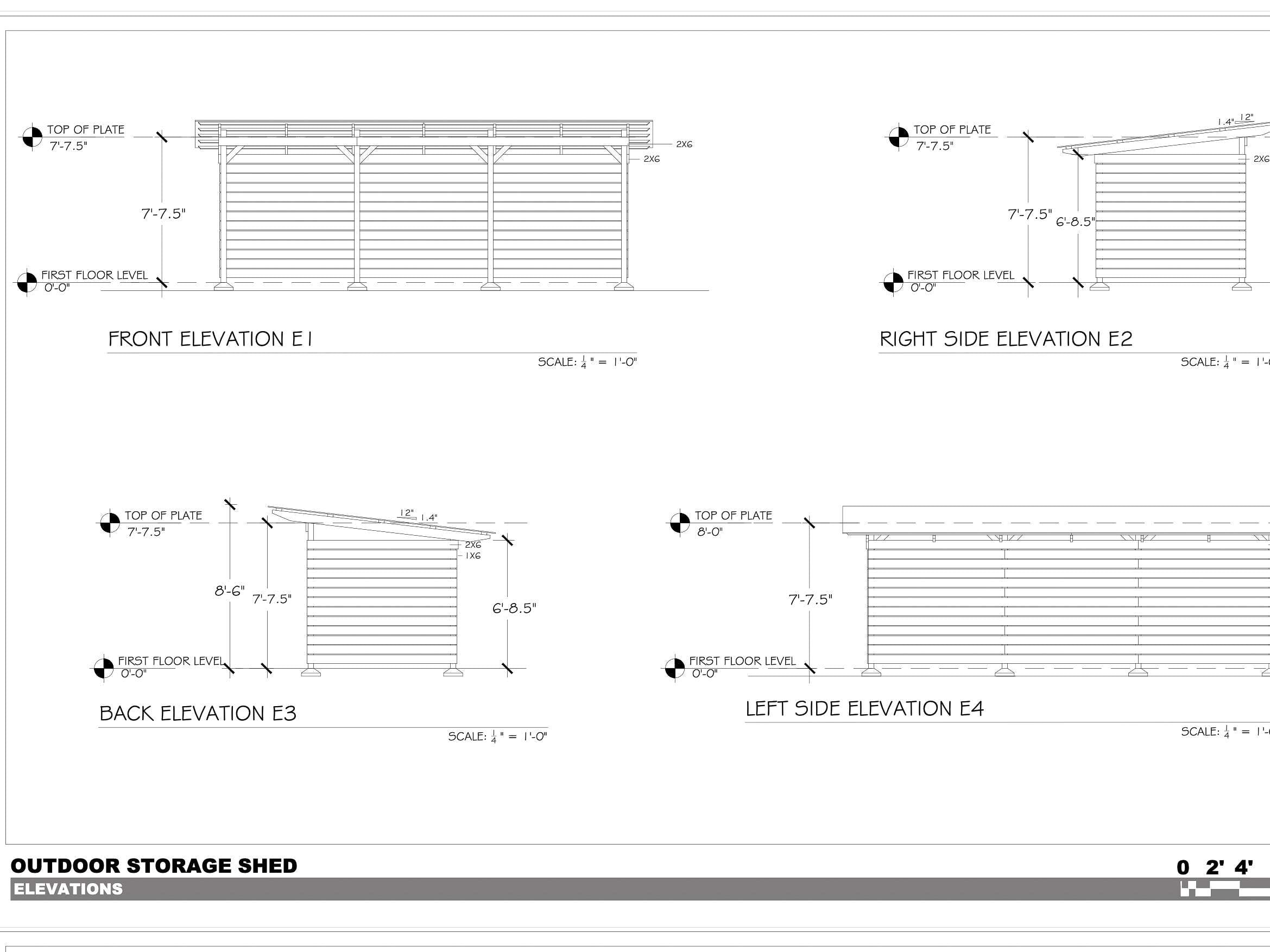 Outdoor Storage Shed Plans