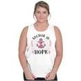 thumbnail image 5 of Breast Cancer Ribbon Anchor in Hope Tank Top Tee Shirt Women Brisco Brands M, 5 of 6