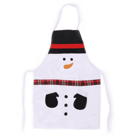 

Christmas Apron Santa- for Merry Christmas Cooking Family- Party- A White
