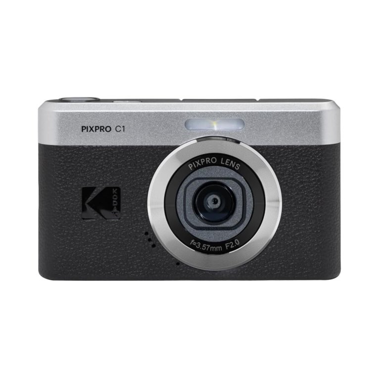 KODAK PIXPRO C1 13MP, 1080p Digital Camera (Black) Bundle with