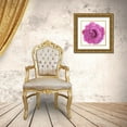 thumbnail image 3 of Greene, Taylor 12x12 Gold Ornate Wood Framed with Double Matting Museum Art Print Titled - Pink Rose, 3 of 4