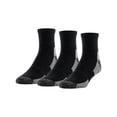 thumbnail image 4 of Gildan Men's Ultra Cotton Quarter Socks Black, 3 Pack, 4 of 5