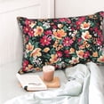 thumbnail image 4 of KLL Many Kind Of Flowers Pillow Covers Envelope Closure,Super Soft and Cozy Fuzzy Fleece Pillow Case Cover 14"x20", 4 of 5