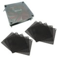 thumbnail image 2 of 10PCS 120MM PVC Fan Dust Filter PC Dustproof for Case Cuttable Computer Mesh Cover Black, 2 of 9