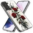 thumbnail image 2 of MUNDAZE Samsung Galaxy Note 9 Barbed Wire Gothic Red Roses Double Layer Phone Case Cover, 2 of 5