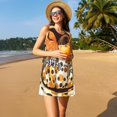 thumbnail image 3 of Balery Fall Farmhouse Pumpkins Vestidos de verano para mujer con estampado: vestido holgado sin mangas, vestido playero informal y cómodo para días calurosos., 3 of 7