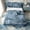 Blue 02, variant on Erosebridal Watercolor Astronaut Planet Zipper Twin Comforter Sets with Fitted Sheet and 2 Pillowcases for Boys Girls, Pink Space Balloon Zipper Bedding Set, Stars Reversible, 4 Pieces