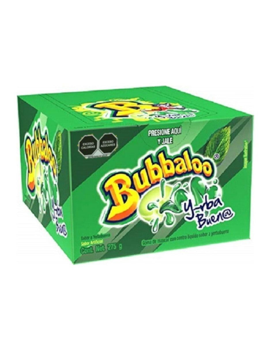 Pack de 32 Chicle Bubbaloo Yerbabuena de 50 piezas Bubbaloo Yerbabuena ...