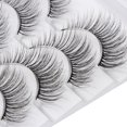 thumbnail image 2 of 5 pares de pestañas postizas 3D, pestañas largas naturales, pestañas cruzadas, extensión de pestañas sin crueldad, maquillaje hecho a mano, herramienta de belleza Tan Jianjun unisex, 2 of 2
