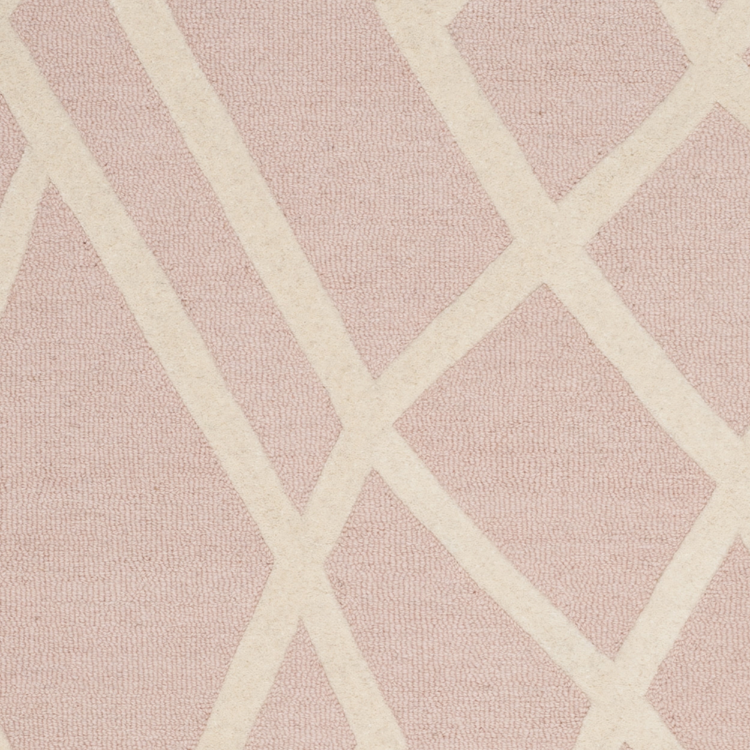 SAFAVIEH Kids Abstract Wool Area Rug, Pink/Ivory, 3' x 5'