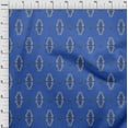 thumbnail image 4 of oneOone Polyester Spandex Medium Blue Fabric Block Quilting Supplies Print Sewing Fabric By The Yard 56 Inch Wide, 4 of 6