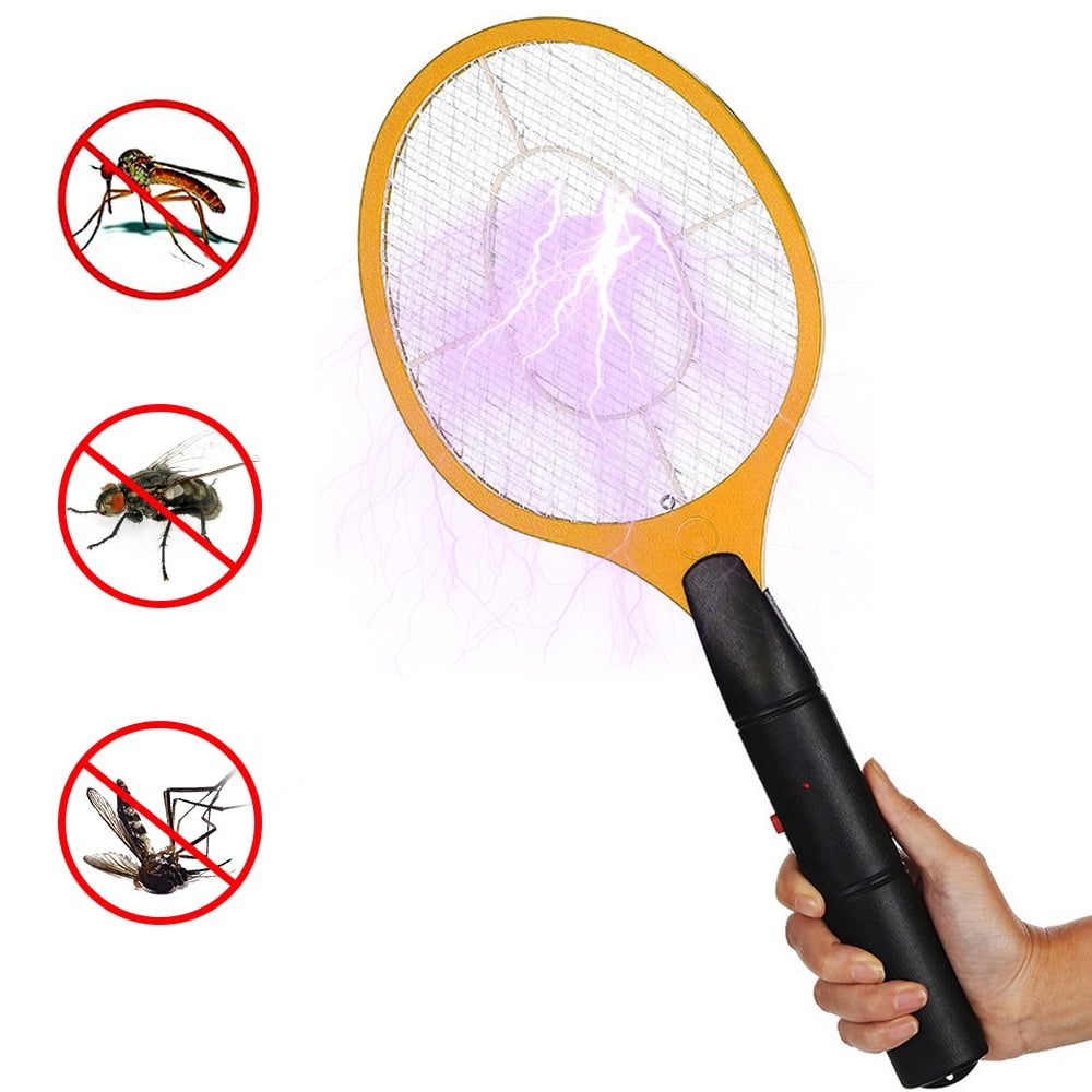 2X Electric Fly Insect Racket Zapper Killer Swatter Bug Mosquito Wasp Electronic 