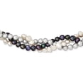 thumbnail image 1 of Sterling Silver Rh 6-7mm White/Black/Silver Fwc Pearl With 2In Ext. Necklace (19 X 15) Made In China qh4798-17, 1 of 5