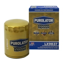 Purolator LX9837 Purolator 20K Oil Filter with 20,000 Mile Protection for Select Buick, Chevrolet, Jeep, and more
