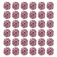 thumbnail image 1 of Unique Bargains Perles d'Argile en Strass 8mm, Lot de 100 Perles Rondes en Argile Polymère Cristal, Violet, 1 of 6