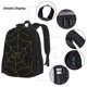 thumbnail image 3 of Balery Golden Spider Web Mochila escolar 3 en 1 para niños: mochila resistente con lonchera térmica y estuche para lápices. Mochila escolar para niños y niñas., 3 of 7
