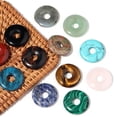 thumbnail image 4 of Round Shaped Stone Necklace Earring Bracelet Pendant DIY Decor Handmade Pendants Findings Craft Pendants Jewelry Making Findings Handmade Accessory Type 9, 4 of 9