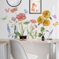 thumbnail image 2 of Calcomanía de pared DIY Hojas Flores PVC JAMW 1 juego Sencillez, 2 of 5