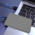 thumbnail image 1 of MSATA To 2.5 Inch SATA III Adapter SSD Case 6Gbps Aluminum Enclosure Adapter, 1 of 9