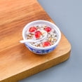 thumbnail image 2 of 24 Hours Only,Simulation Food Craft Bowls, Porridge Accessories, Large Wheat Kernels Detail, Play Kitchen Props, Role Play Set, Food Display Props, For Boys Girls, Educational Toy | Plastic, White, 2 of 3