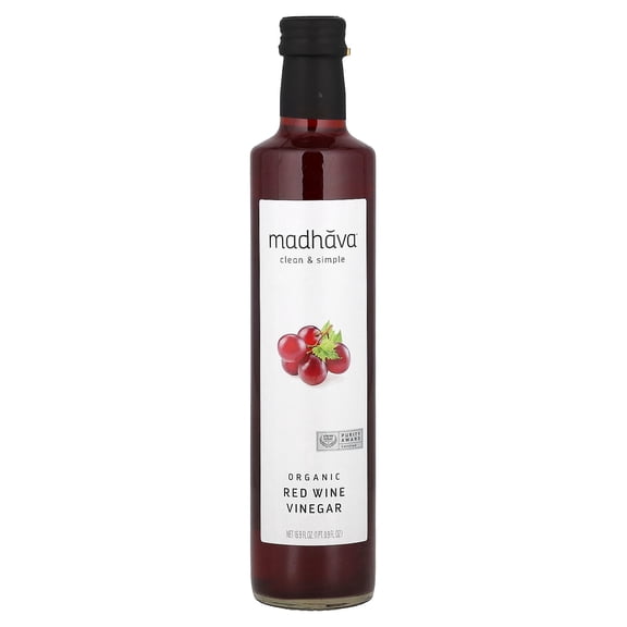 Madhava Organic Red Wine Vinegar, 16.9 fl oz