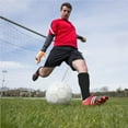 thumbnail image 2 of Soidarity 1 par de calcetines de espinilla de fútbol con mangas de pantorrilla de bolsillo de alta elasticidad cubierta de pelota de patada de Type3 NO3, 2 of 6