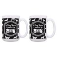 thumbnail image 1 of ThisWear 90th Birthday Gifts for All in Dog Years I Would be 630 2 Pack Gift 15oz Coffee Mugs Black, 1 of 4