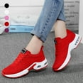 thumbnail image 3 of huanledash Women Casual Running Jogging Fitness Sneakers Breathable Lace-up Anti Skid Shoes, 3 of 8