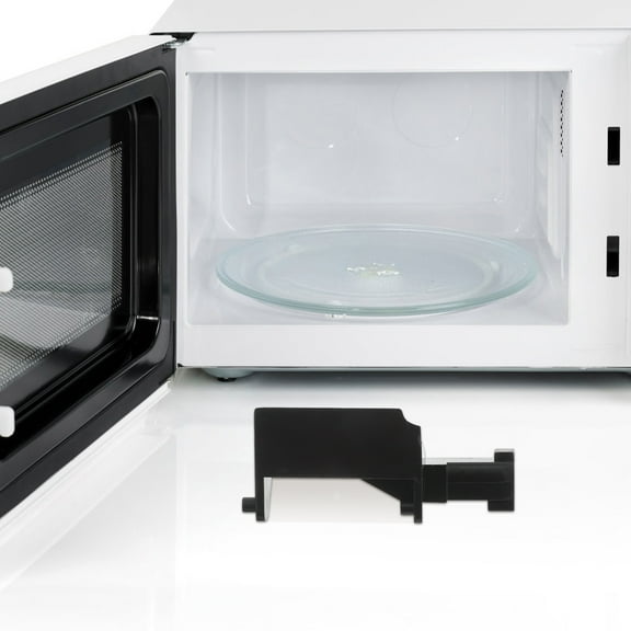 Luxshiny 4-Piece Universal Microwave Door Latch Replacement Kit with Black Push Open Hook for and Use