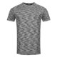 thumbnail image 1 of Stedman - Camiseta deportiva ranglán sin costuras modelo Active para hombre (Negro Ópalo Jaspeado), 1 of 2