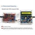 thumbnail image 2 of Capacitance Inductance Frequency Measurement Display DIY Electronic Kit PCB DIY Soldering Project Practice Solder,1 * Capacitance Inductance Tester DIY kit,Blue & Transparent, 2 of 8