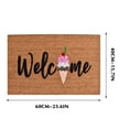 thumbnail image 3 of EARKITY Summer Door Mats, Welcome Front Door Mat, Summer Door Mat Outdoor, Entrance Front Door Rug, Indoor Outdoor Front Doormats Rug - Non-Slip, 3 of 5