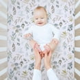 thumbnail image 4 of 2-Pack Jersey Mini Fitted Crib Sheets, Botanical, 4 of 9