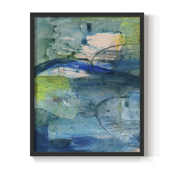 Spring Winds VIII in Black Solid Wood 8 x 10 Framed Print