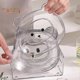 thumbnail image 2 of 8 Pcs/Set Dried Fruit Plates Cartoon Bear Head Serve Snacks No Odor Sturdy Biscuit Dried Fruit Plates Kitchen Supplies, 2 of 5