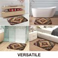 thumbnail image 6 of 1pc Kilim Rug Absorbent Non-Slip Bathroom Thickened Flannel Rug Decor,Soft,Quick Drying,Suitable For Indoor/outdoor Use,Bathrooms,Bedrooms,Kitchens,Terrace,Laundry Rooms,16"x24", 6 of 9