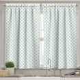 thumbnail image 2 of Ambesonne Green Valance & Curtain, Pastel Polka Dots, 55"x36", Mint Green White, 2 of 6