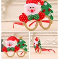 thumbnail image 3 of Gafas de dibujos animados de Navidad para adultos y niños, marco de Papá Noel, muñeco de nieve, árbol, adornos de Navidad para el hogar, regalo de juguete, suministro de Año Nuevo, 3 of 4