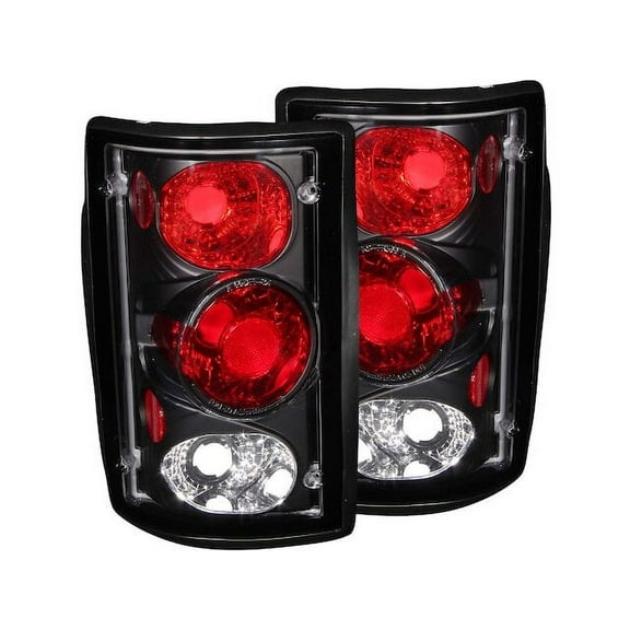 Tail Light Set - Compatible with 1995 - 2002 Ford E-350 Econoline Club Wagon 1996 1997 1998 1999 2000 2001