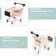 thumbnail image 3 of KAKOWELY Mini carrito de supermercado para niños, juguete de hierro, carrito de compras de simulación para niños., 3 of 5